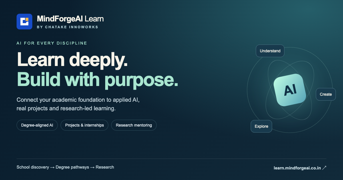 MindForgeAI Learn — official platform preview